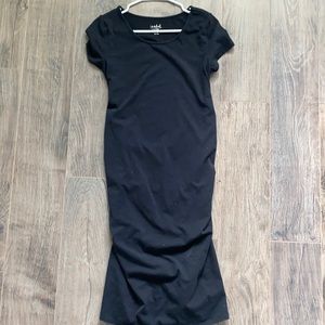 Black maternity dress- size small, great condition. Calf length